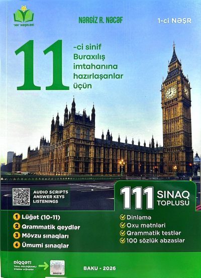  11-ci sinif buraxılış imtahanına hazırlaşanlar üçün 111 sınaq toplusu 