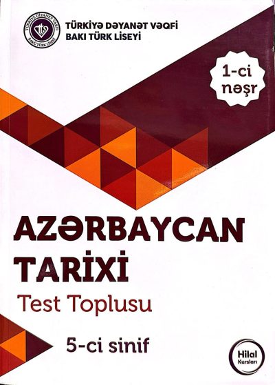 AZERBAYCAN TARİXİ TEST TOPLUSU 5-Cİ SİNİ (DEYANET)