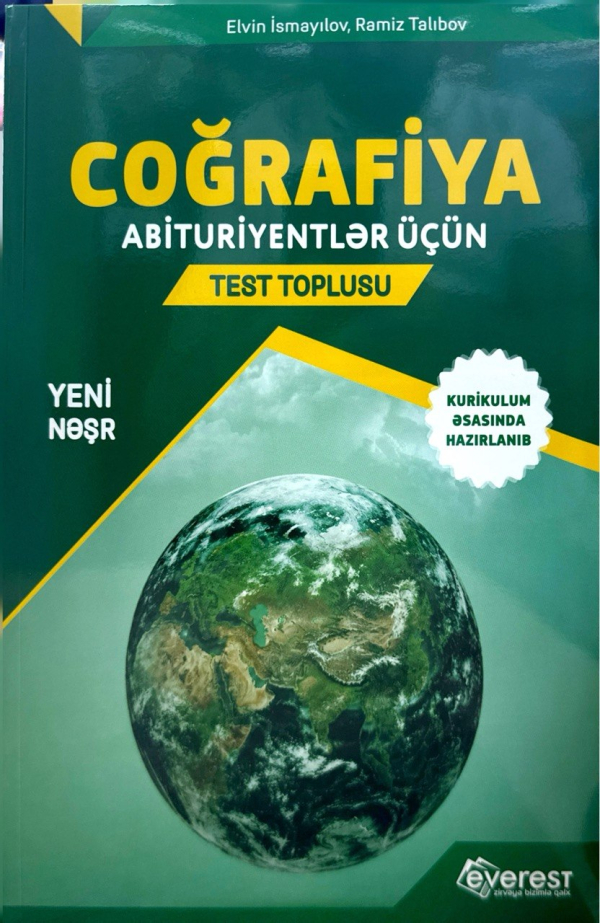 Coğrafiya abituriyentlər üçün test toplusu