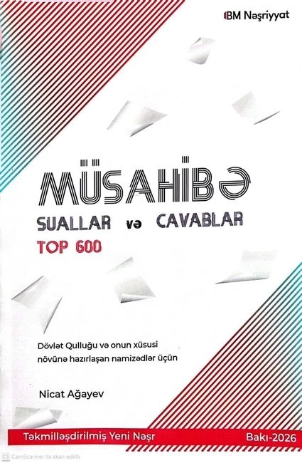 MÜSAHİBE SUALLAR VE CAVABLAR TOP 600 (2024)