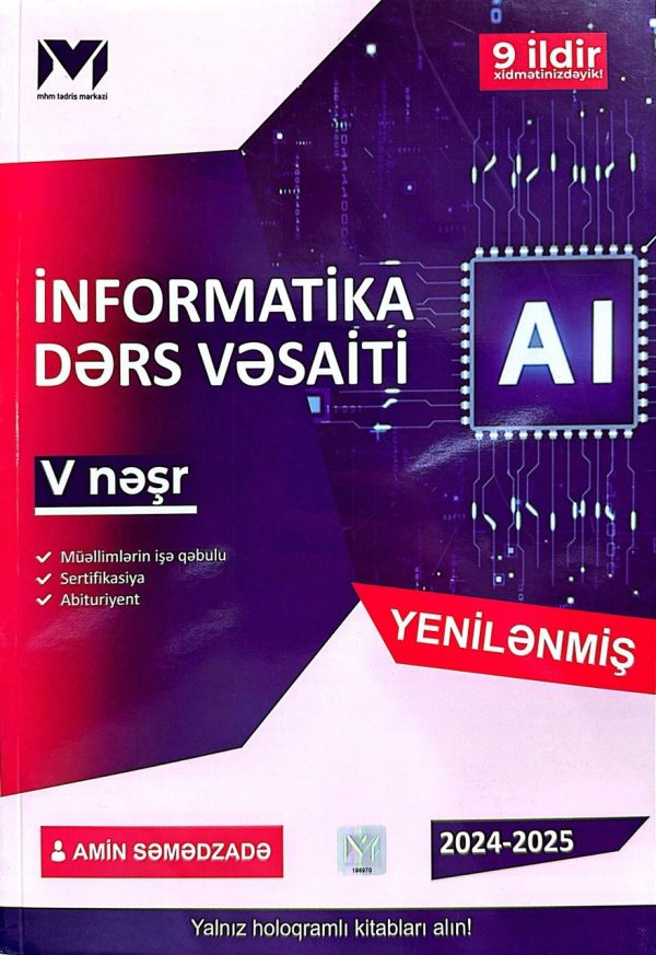 İNFORMATİKA DERS VESAİTİ V NEŞR 2024-2025 (MHM)